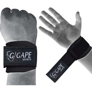Muñequeras transpirables profesionales de alta resistencia, muñequeras ajustables para Fitness con lazo para el pulgar para la seguridad del entrenamiento de levantamiento de pesas - Product Image 1
