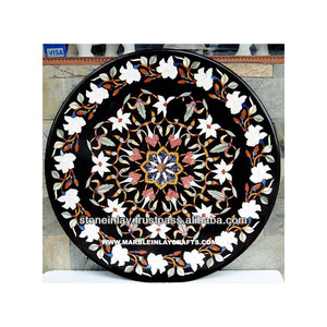Handwork Beautiful Pietra Dura Inlay Marble Table Top - Product Image 1