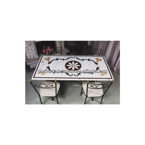 Centre de Table en pierre de marbre fait à la main, ciment - Product Image 1