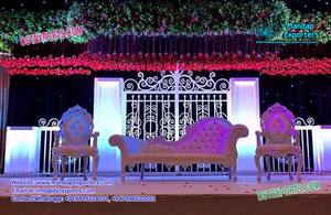 หรูหราแคนาดางานแต่งงานเวทีการตั้งค่าเอเชียจัดงานแต่งงานBackstageตกแต่งงานแต่งงานIndo-Canadian Stageชุด - Product Image 2