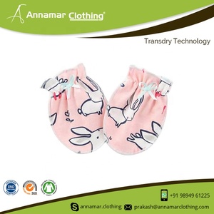 Custom Design Pure Organic Cotton Baby Mittens/ Baby Hand Mittens - Product Image 6