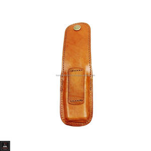 Funda para cuchillo, capa de cabeza de piel de vaca, piel de vaca para cuchillo plegable, funda para cuchillo de bolsillo de cuero Real, artesanía de cuero - Product Image 4