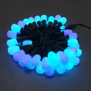 20mm ws2811 DMX RGB piksel festoon dize led ampul ışıkları