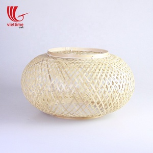 Abat-jour élégant en feuilles de palmier tropicales séchées, tissé à la main, luminaire décoratif suspendu - Product Image 6