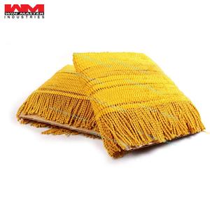 Embellecedor de encaje con flecos de seda, alambre de lingote - Product Image 1