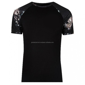 Camisetas deportivas de manga corta para hombre, camisetas de poliéster transpirables elásticas antiarrugas en blanco para fitness - Product Image 2