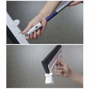 Aluminum Rubber Broom with Corner Brush for Bathroom & Kitchen Everyday Use - Product Image 5