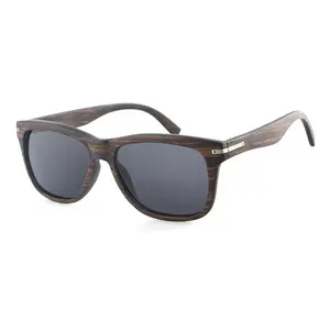 China Lieferant dicke hochwertige Marke Vintage Damen trend ige Holz Sonnenbrille aus Taiwan Armazon Lentes de Motocross