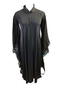 simple black burqa design
