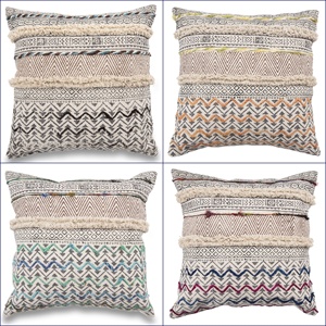 Wholesale 100% Cotton Dhurrie Hand Block Printed Cotton <b>Boho</b> Pillow Christmas Decor Handmade Outdoor <b>Cushion</b> <b>Cover</b> - Product Image 5