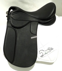 Selle anglaise synthétique de qualité supérieure la plus vendue pour l'équitation Selle de dressage en cuir à siège souple de qualité fine - Product Image 1