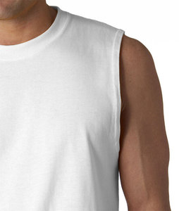 Camiseta Deportiva de Malla Transpirable para Hombre, Talla Grande, Cuello Redondo, Sin Mangas, con Estampado de Fitness Muscular, Servicio OEM - Product Image 6
