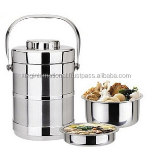 คิงนานาชาติออกแบบกล่องอาหารกลางวันแบบพกพา Tiffins ฉนวนสีกล่องอาหารกลางวันความร้อนกล่องร้อนล่าสุดที่มีคุณภาพสูง - Product Image 1