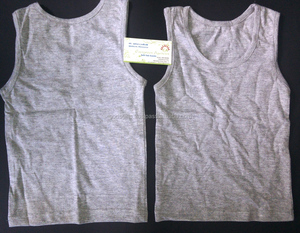 เสื้อกล้ามผ้านิ่มผ้าคอตตอนสำหรับเด็กผ้า100% ดีไซน์ทันสมัยผ้าเจอร์ซีย์สั้นขนาดใหญ่พิเศษ - Product Image 1