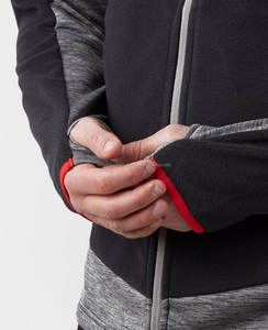 Vêtements de travail décontractés pour hommes, veste en polaire de coton noir, veste en cuir anti-boulochage de supermarché de style simple - Product Image 4