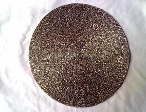 Tapis de Table en verre perlé, dessous de verres, disponibles dans les autres couleurs, décoration de Table, salle à manger - Product Image 2