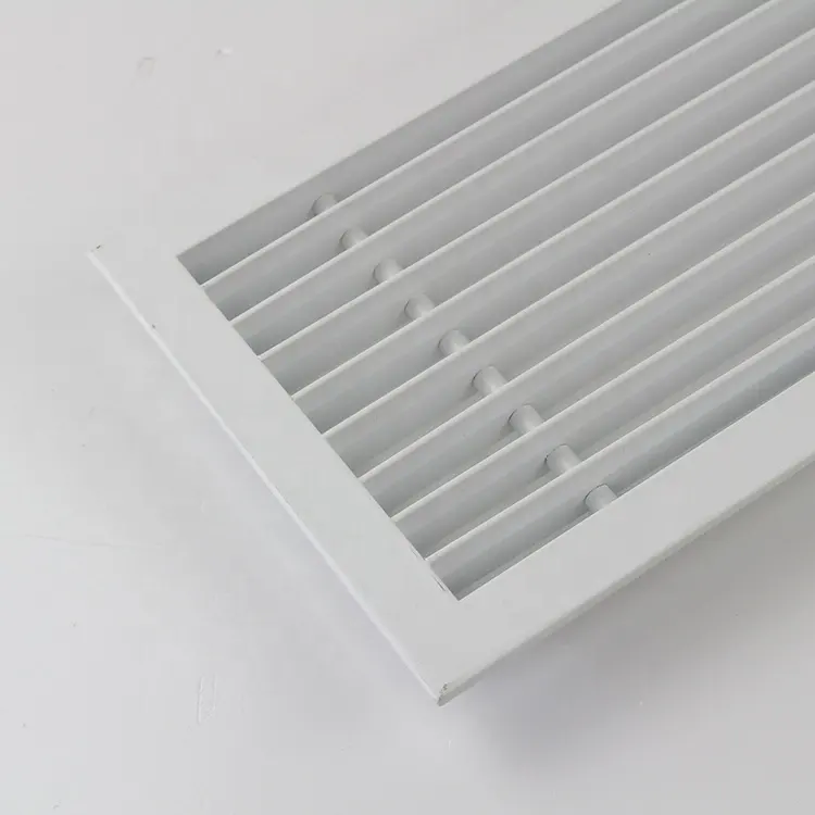 China Fabriek Airconditioning Aluminium 0, 15, 30 Graden Vaste Messen Lineaire Bar Air Grille Voor Ventilatie Systeem