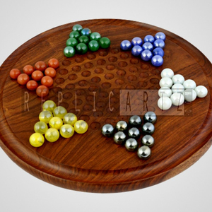 Juego de mesa de damas chinas, juego de mesa familiar para niños y adultos - Product Image 1