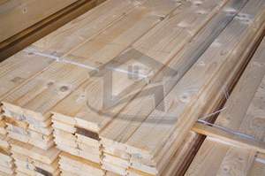 Plancher en bois de pin séché au four durable et durable - Product Image 2