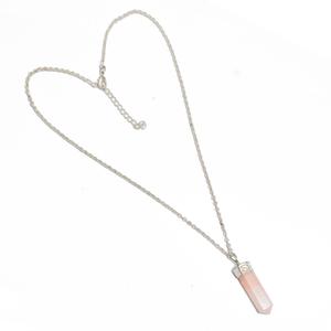 925 Sterling Silver Fine Pendentif Collier Cristal Quartz Crayon Point Conception pour Mariages Anniversaires Fêtes Cadeau - Product Image 4