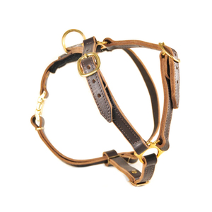 Padded Leather Dog <b>Harness</b> Large Dog <b>Harness</b> <b>Leash</b> for Selling in Bulk Quantity by Indian Manufacturer - Product Image 3