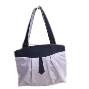 Promoción personalizada para mujer, bolso de compras de lona de algodón duradero Natural para Boutique, bolso de lona de algodón a la moda para mujer