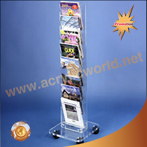 ชั้นอะคริลิคยืนผู้ถือโบรชัวร์อะคริลิคชั้นวางโบรชัวร์ - Product Image 2