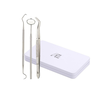 Juego de 5 Herramientas Dentales de Acero Inoxidable para Limpieza y Relleno, Espejo Bucal y Limpiador de Dientes Manual, Directo de Fábrica, 2026 - Product Image 3