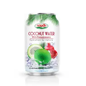 11.15 fl oz NAWON 100% Pure Coconut water private label with POMEGRANATE