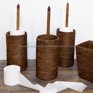 ที่ใส่กระดาษชำระราคาถูก/ที่ใส่กระดาษชำระหวาย - Product Image 2