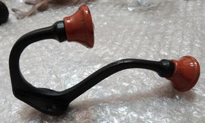 Ganchos Decorativos de Pared para Sombreros y Abrigos, de Hierro Fundido Antiguo con Borde de Cuerda Negra, de Latón Macizo, Venta al por Mayor - Product Image 4