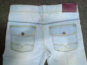 Pantalones vaqueros para niñas, marca de marca, marca Genuine, colados de algodón, pantalones vaqueros transpirables de alta calidad, azul cielo - Product Image 4