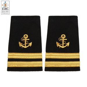 อุปกรณ์ประดับไหล่กัปตันเรือ ตราธงชาติสหรัฐอเมริกา คุณภาพสูงจาก Sihawk OEM ผลิตจากผ้าขนสัตว์ผสมโพลีคอตตอน 100% เป็นมิตรกับสิ่งแวดล้อม ขนาด 5.5x10 ซม. สีดำเมทัลลิก - Product Image 2