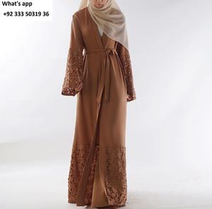 อาบายาชุดมุสลิมดูไบ Abaya Kimono Kaftan Jalbab รัฐศิลปะ Ajm - Product Image 6