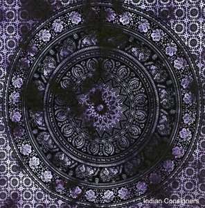 Éléphant Mandala imprimé coton tapisseries affiche merveilleuse petite tenture murale plusieurs couleurs nappe par des expéditeurs indiens - Product Image 2