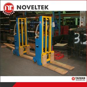 warranty Hot sell Durable Semi Electric Light Electric Lifting Stacker - Product Image 4