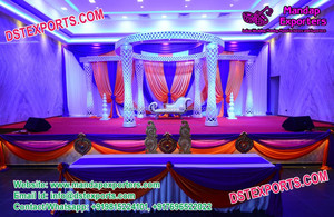 Luxueux mariage indien fibre Mandap mariage indien Mandap décoration en gros personnalisé conçu Mandap scène configuration vente USA - Product Image 4