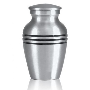 Urne de crémation personnalisée en Aluminium, couleur naturelle, grossiste, fabricant, vente directe en usine - Product Image 1