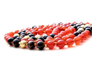 Bohemian 108 Mala Beads <b>Necklace</b> High-Grade Handcrafted Red <b>Onyx</b> Spiritual Yoga Gemstone Jewelry Buddhism Parties Gifts - Product Image 5
