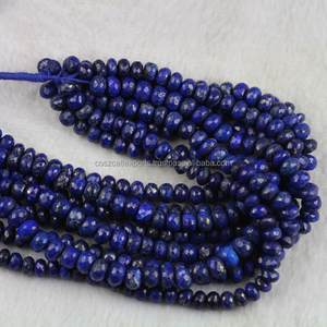 Pierres précieuses afro naturelles en Lapis-lazuli, perles en vrac, pour la fabrication de bijoux, 10 pièces - Product Image 4
