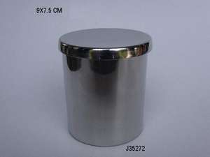 Bougeoir en métal martelé avec finition en laiton et couvercle Ins Style accessoires de Noël navire pour bougies de cire avec couvercle - Product Image 6