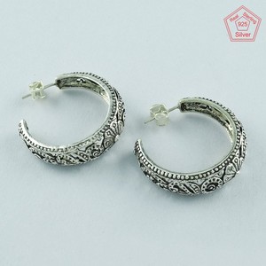 Smart Look-pendientes de joyería de plata de ley <span class=keywords><strong>925</strong></span> hechos a mano, oxidados, INDIA - Product Image 3