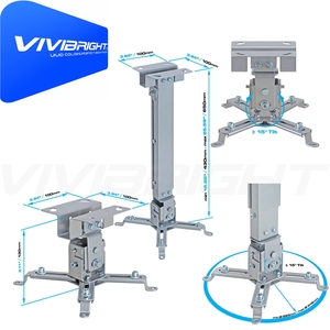 Điều Chỉnh Chiều Dài Cơ Giới Mount Universal Bracket Máy Chiếu Trần - Product Image 3