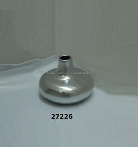 Florero de piso de aluminio fundido de diseño moderno, pulido brillante con espejo, último suministro al por mayor por proveedor - Product Image 2