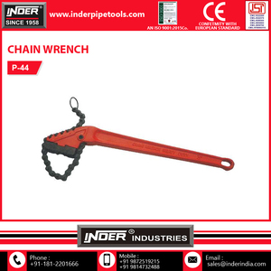 Clé à chaîne industrielle en fonte de haute qualité pour le bricolage, fabricant et exportateur en gros OEM/ODM d'Inde - Product Image 6