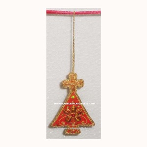 Décorations de Noël suspendues en tissu, taille de 1 à 5 pouces, forme personnalisée - Product Image 1