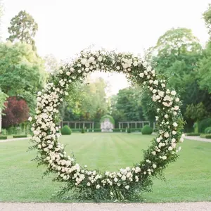 Métal or Arc De Mariage pour les mariages fleurs