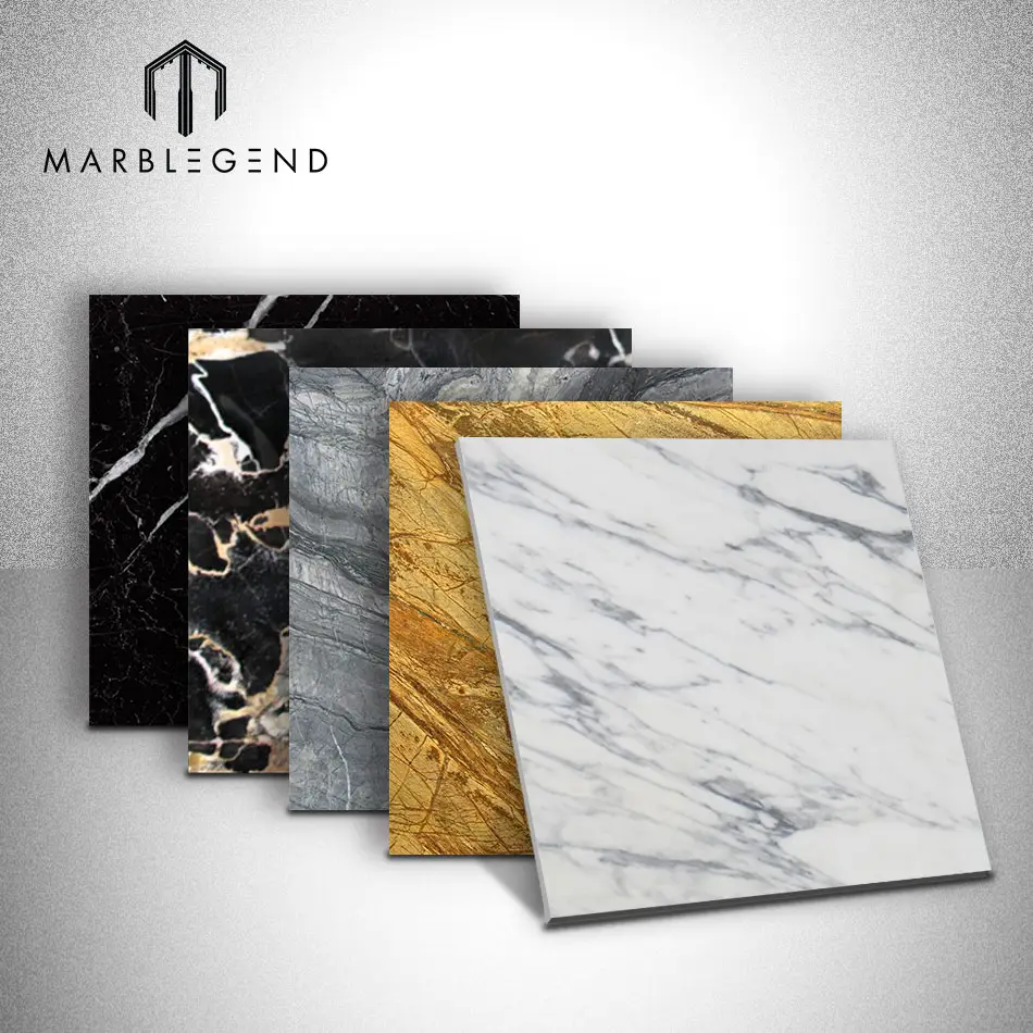 Aangepaste Luxe Premium Interieur Decoratie Materiaal Natuurlijke Marmeren Vloertegels