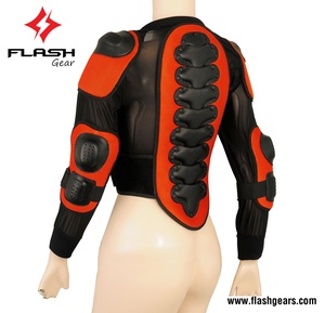 Vestes de sécurité matelassées pour le sport de grande taille légères et unisexes pour le motocross Meilleures vestes de protection routière MX - Product Image 2