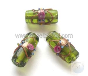 Perles en verre Lampwork colorées faites à la main pour la fabrication de bijoux classiques, cristal noir et rouge pour bracelet de gâteau de mariage, perles en verre cristal - Product Image 3